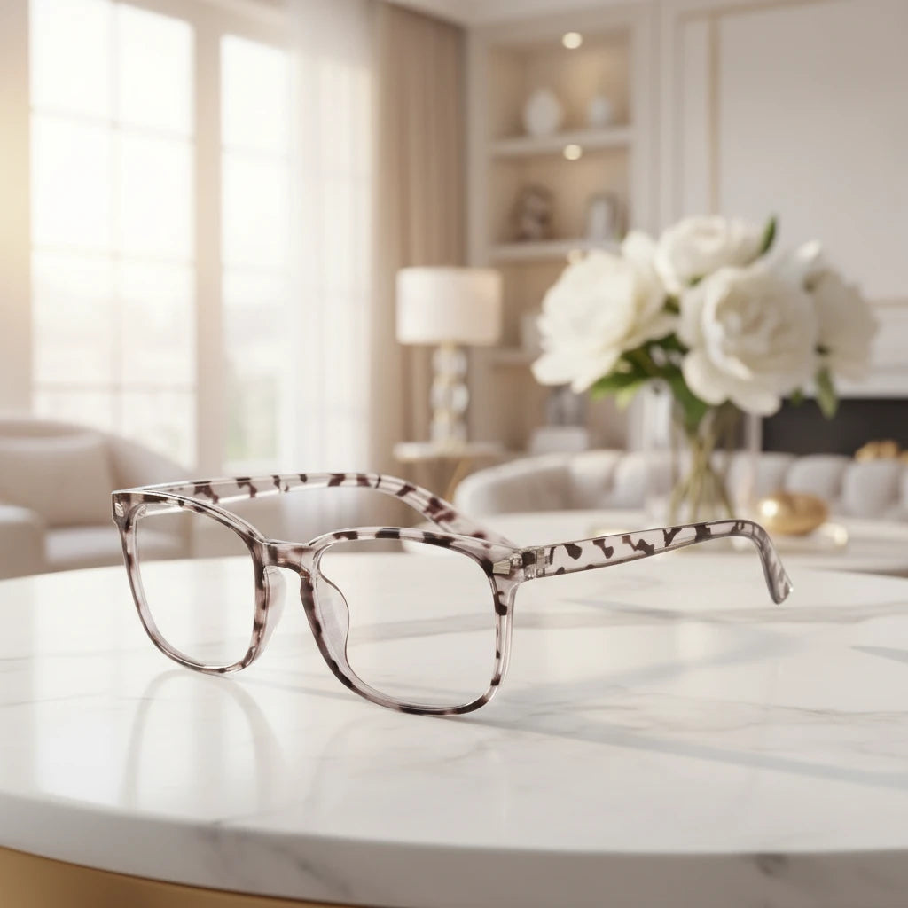 Women's Blue Light Blocking Glasses Set (2 pcs) | Minimalist Square Frames