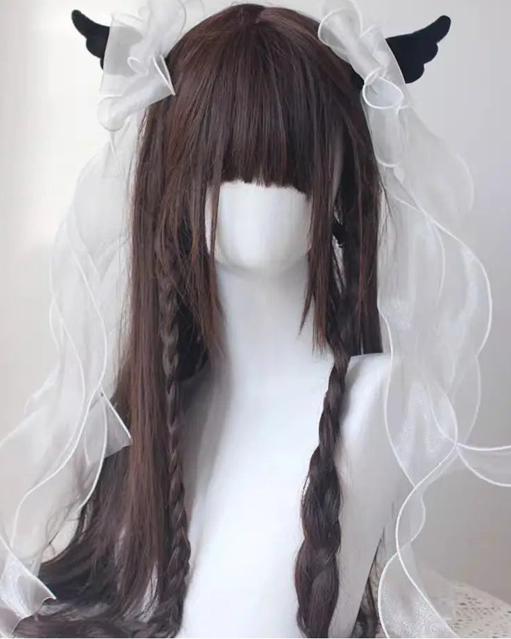 Angel Wing Big Bow Hair Clip | Y2K Harajuku Gothic Hair Accessory