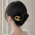 Metal Shark Clip Hair Pin – Strong Grip Alloy Claw for Thick Hair & Buns