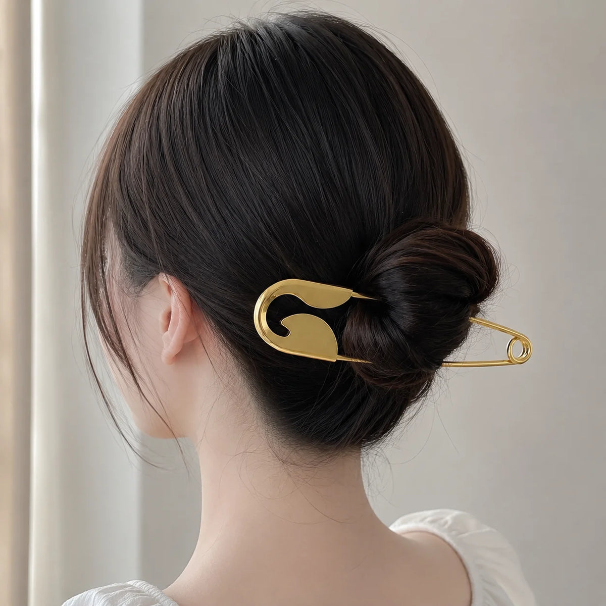 Metal Shark Clip Hair Pin – Strong Grip Alloy Claw for Thick Hair & Buns