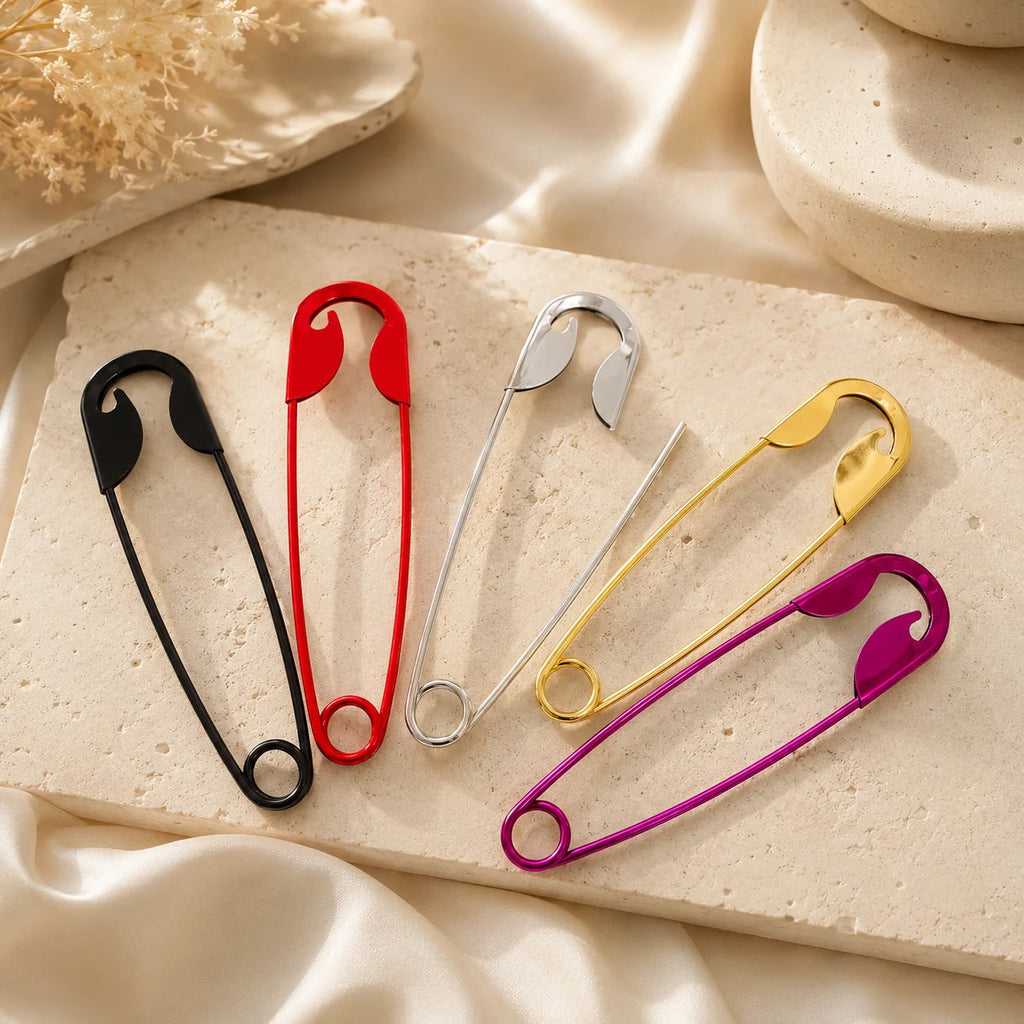 Metal Shark Clip Hair Pin – Strong Grip Alloy Claw for Thick Hair & Buns