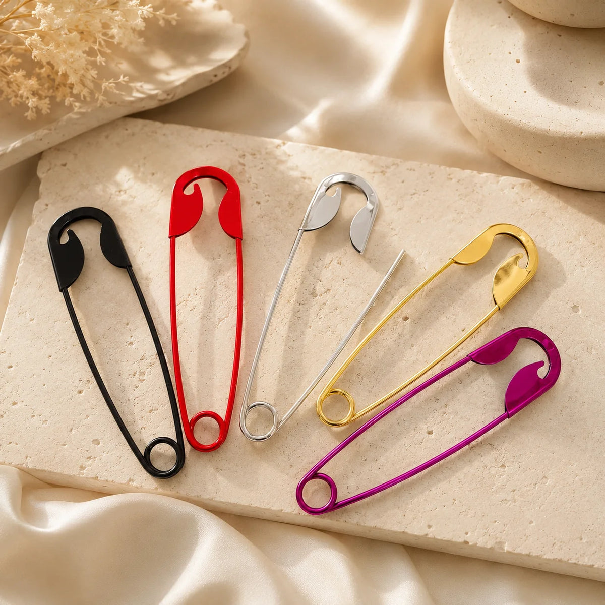 Metal Shark Clip Hair Pin – Strong Grip Alloy Claw for Thick Hair & Buns