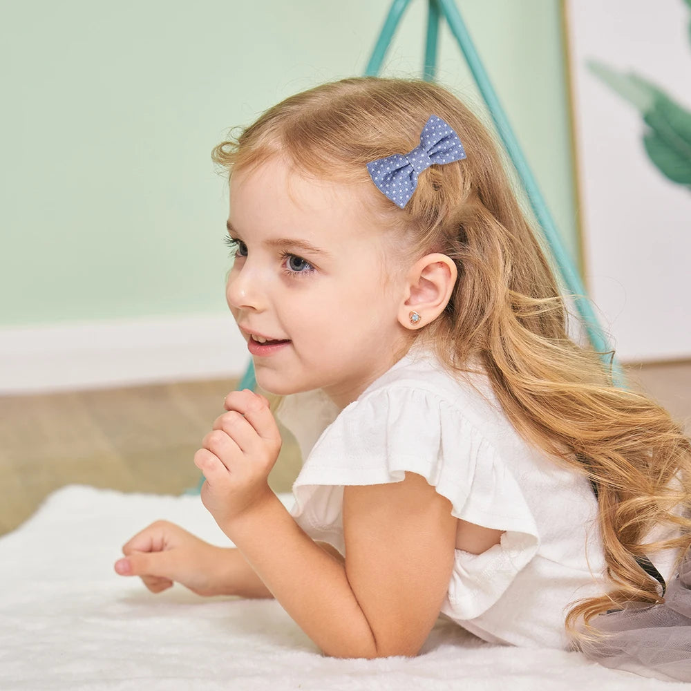 Mini Bow Hair Clips Set – 20 Pcs | Cute Daisy Barrettes for Girls