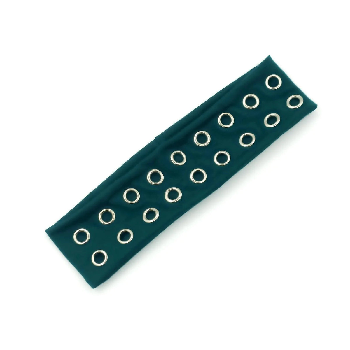 Punk Hollowed-Out Eyelet Headband | Rock Steampunk Wide Elastic Hair Accessory