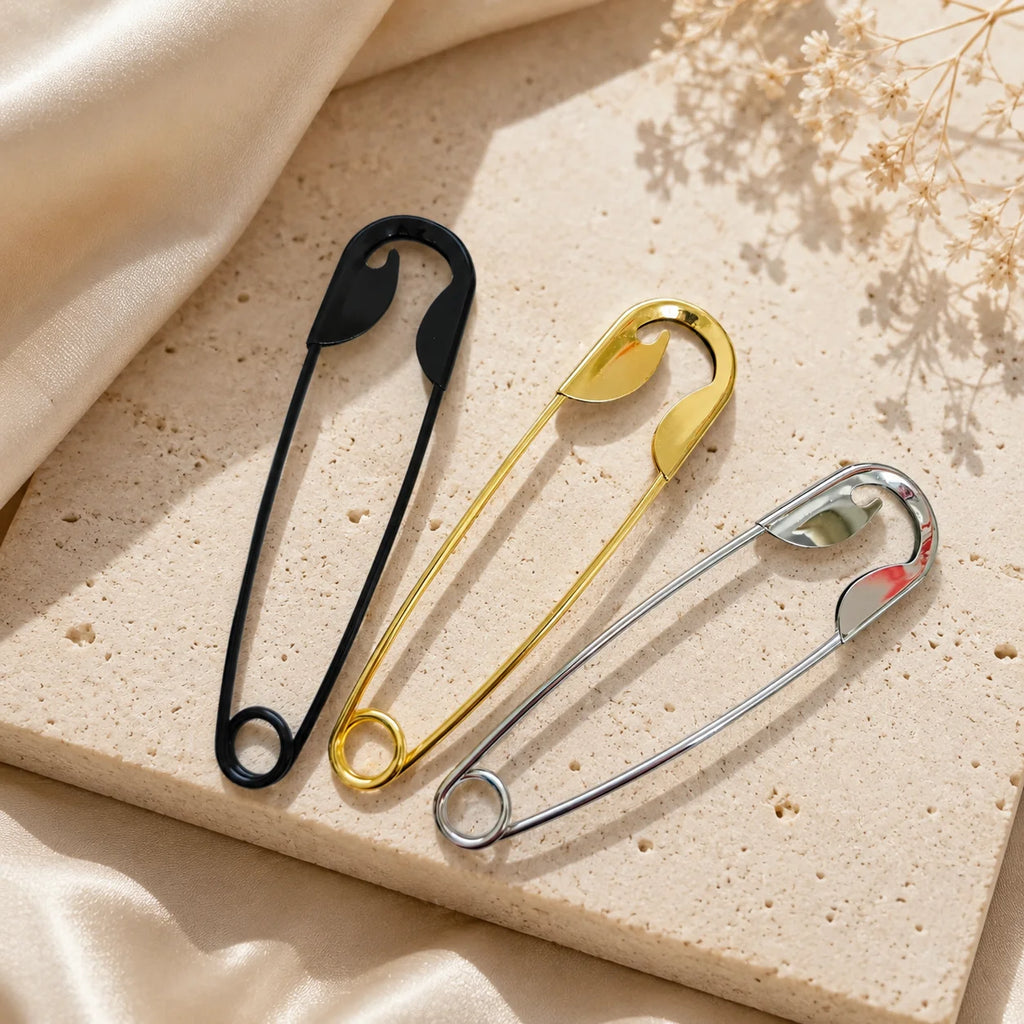 Metal Shark Clip Hair Pin – Strong Grip Alloy Claw for Thick Hair & Buns