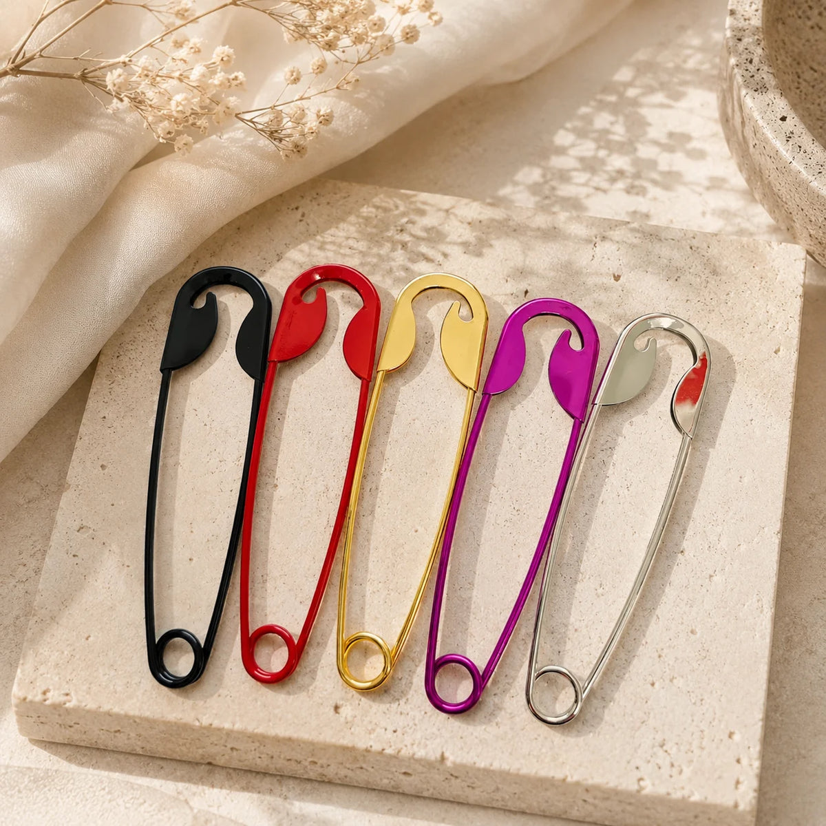 Metal Shark Clip Hair Pin – Strong Grip Alloy Claw for Thick Hair & Buns