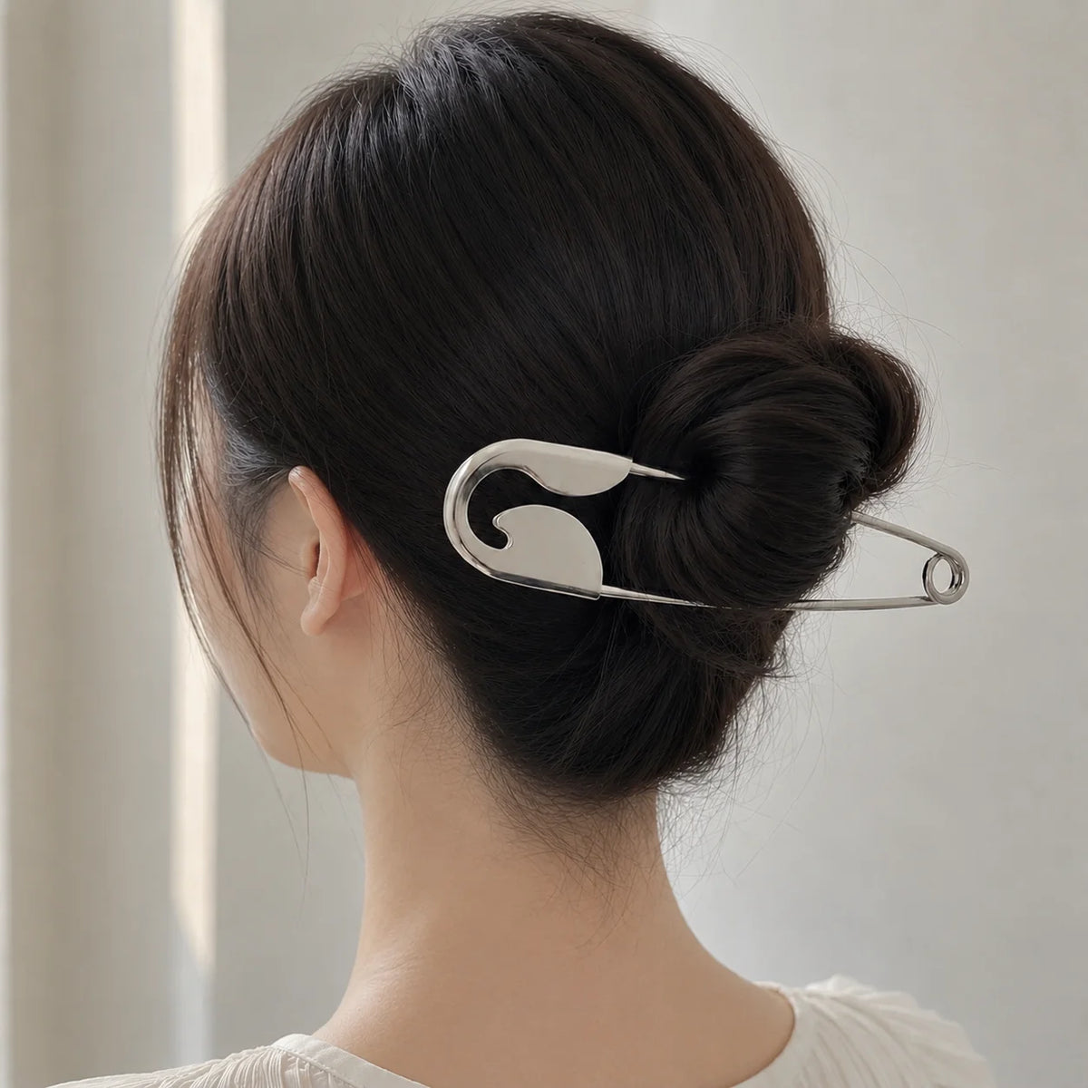 Metal Shark Clip Hair Pin – Strong Grip Alloy Claw for Thick Hair & Buns