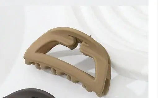Frosted Geometry Hair Claw Clip – Women's Mini Barrette Hair Accessories