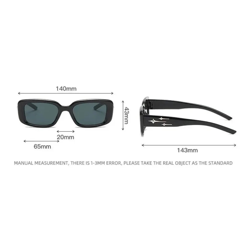 Y2K Kitten Eye Sunglasses | Retro Colorful Mirror Lens UV Protection
