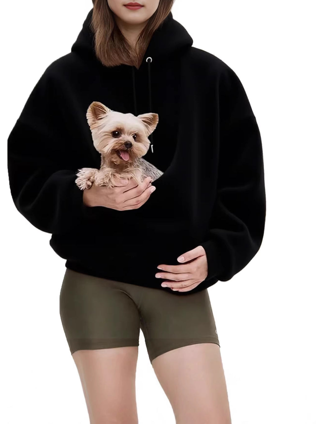 Relaxed Plush Pullover Hoodie