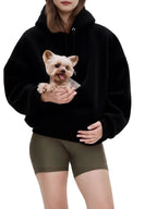 Relaxed Plush Pullover Hoodie
