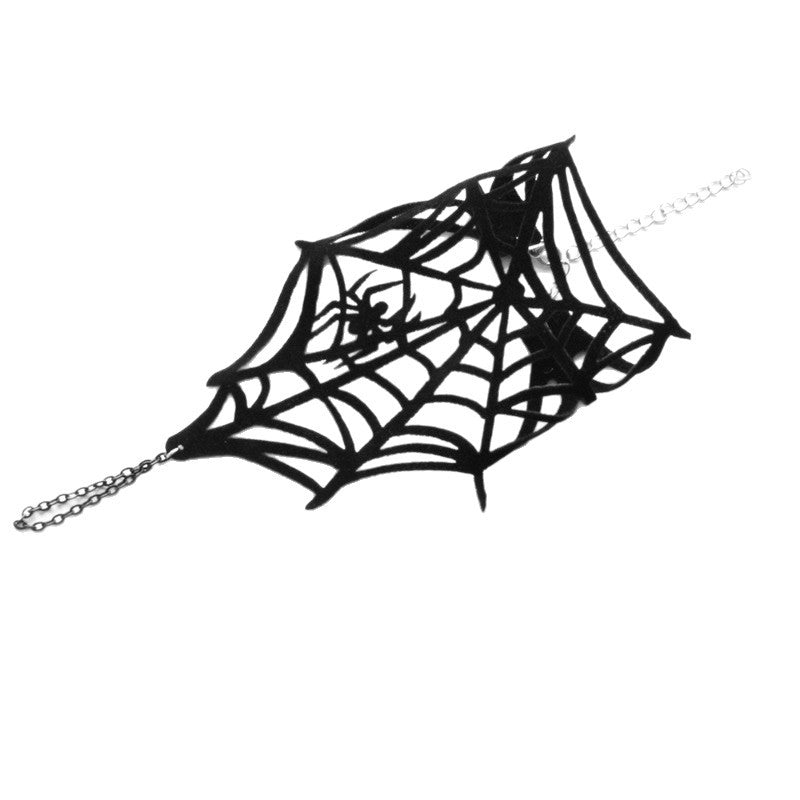 Gothic Spider Web Finger Chain Hand Jewelry