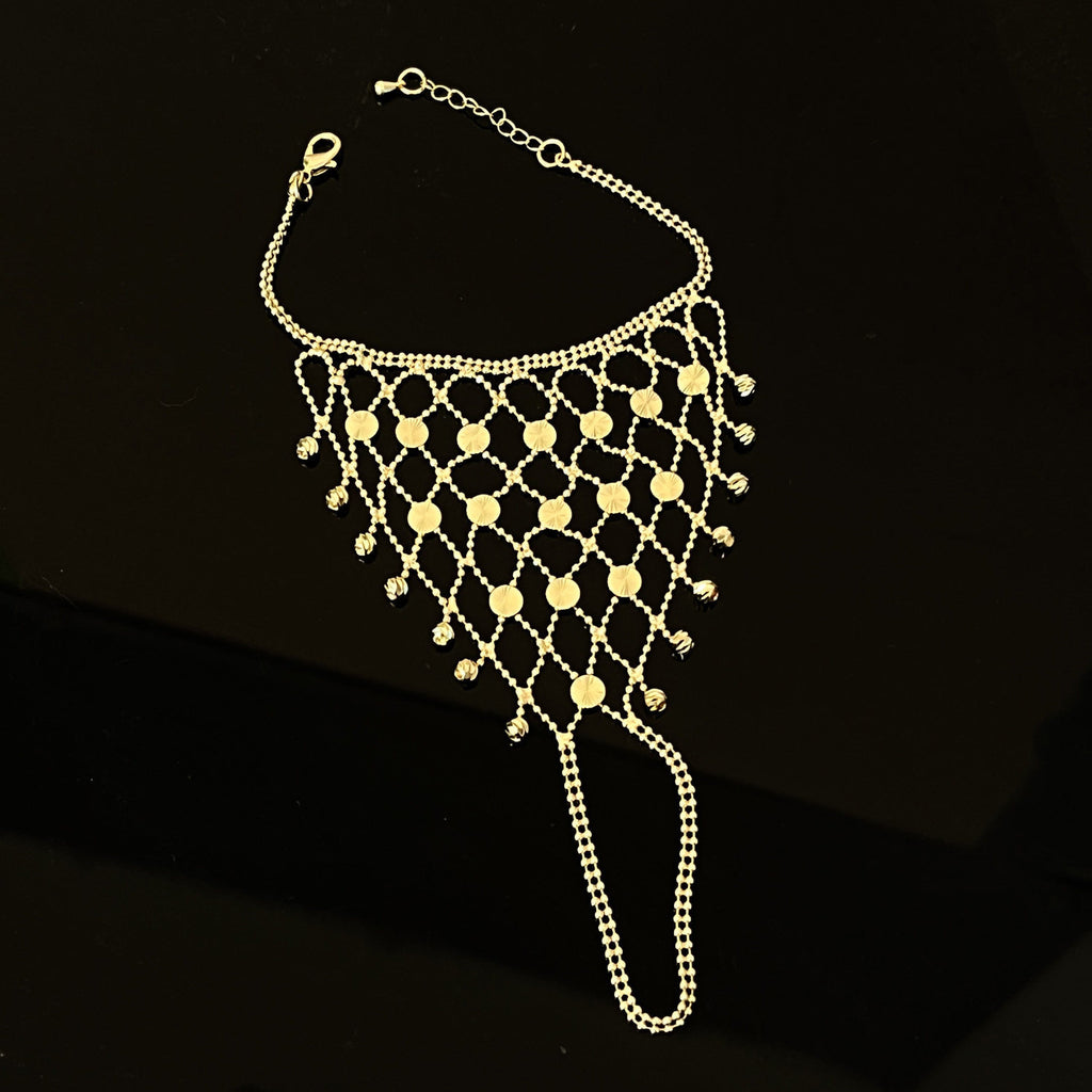 Gold Geometric Tassel Bracelet for Women