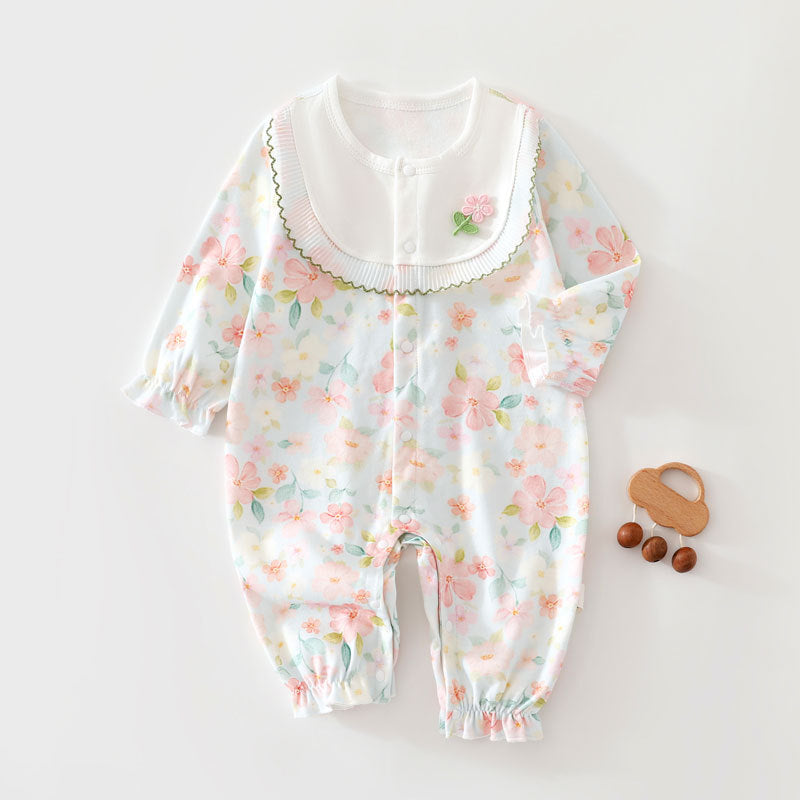 Infant Cotton Jumpsuit Long Sleeve Romper