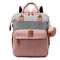 Waterproof Diaper Backpack with Changing Pad – Expandable Organizer