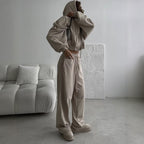 Women's Relaxed Zip Hoodie & Pants Set