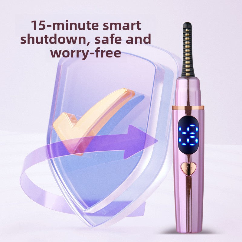 Electric Heated Eyelash Curler with Digital Display
