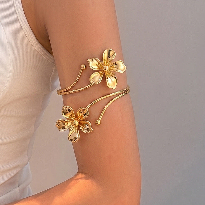 Gold & Silver Open Cuff Bracelet Collection