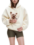 Relaxed Plush Pullover Hoodie