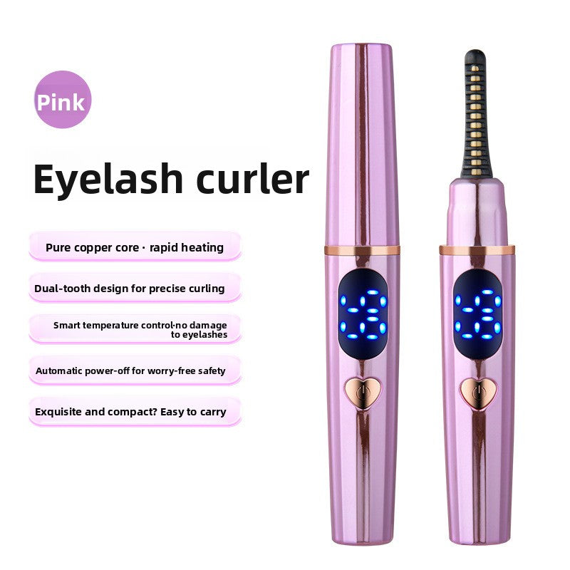 Electric Heated Eyelash Curler with Digital Display