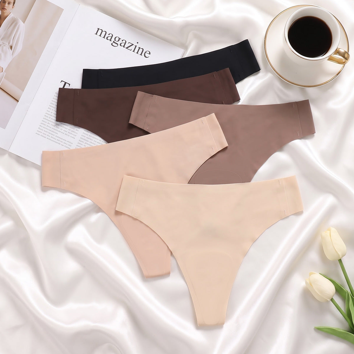 Seamless Anti-Camel Toe Thong | Women's Invisible Comfort Panties
