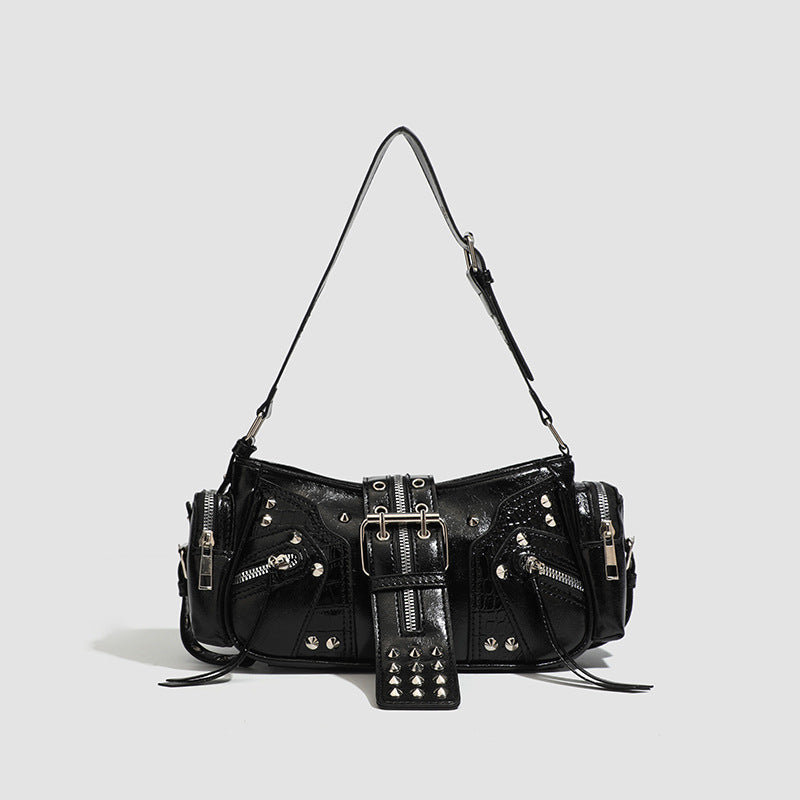 Retro Oil Wax Leather Handbag Shoulder Crossbody Bag