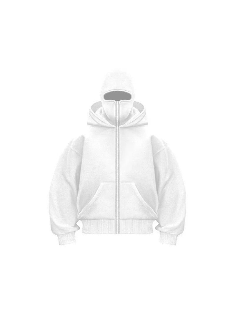 Women's Double-Layer Fleece Zip Hoodie