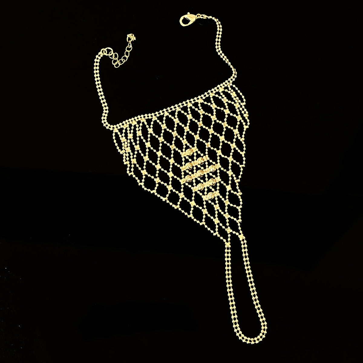 Gold Geometric Tassel Bracelet for Women