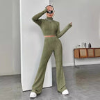 Women's Relaxed Knit Sweatshirt & Pants Set