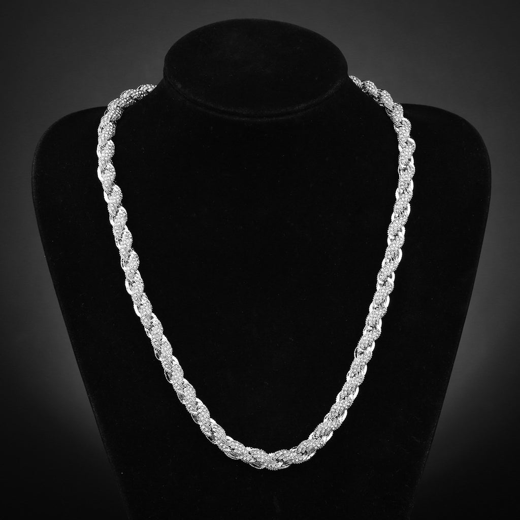 Hip Hop Twist Chain Alloy Necklace