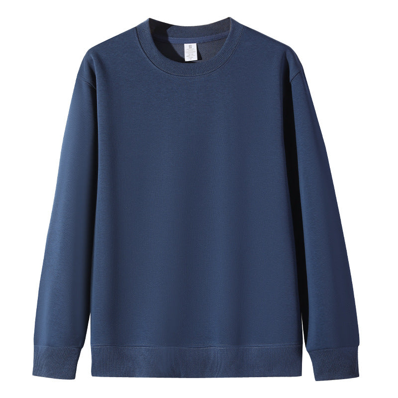 Men's Heavyweight Pullover Sweatshirt – Relaxed Fit Round Neck, Sizes M–5XL
