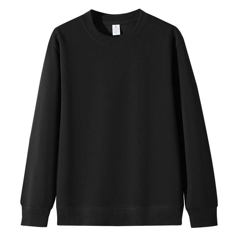 Men's Heavyweight Pullover Sweatshirt – Relaxed Fit Round Neck, Sizes M–5XL