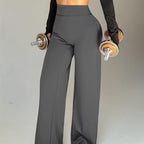 Women's High-Waist Straight-Leg Yoga Pants