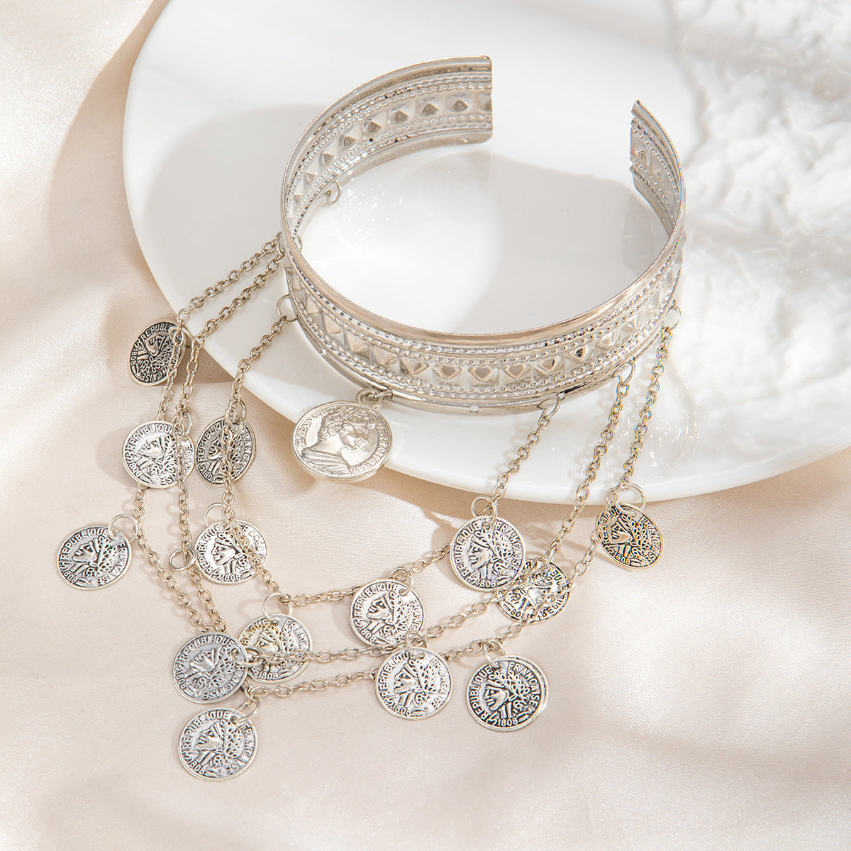 Gold & Silver Open Cuff Bracelet Collection