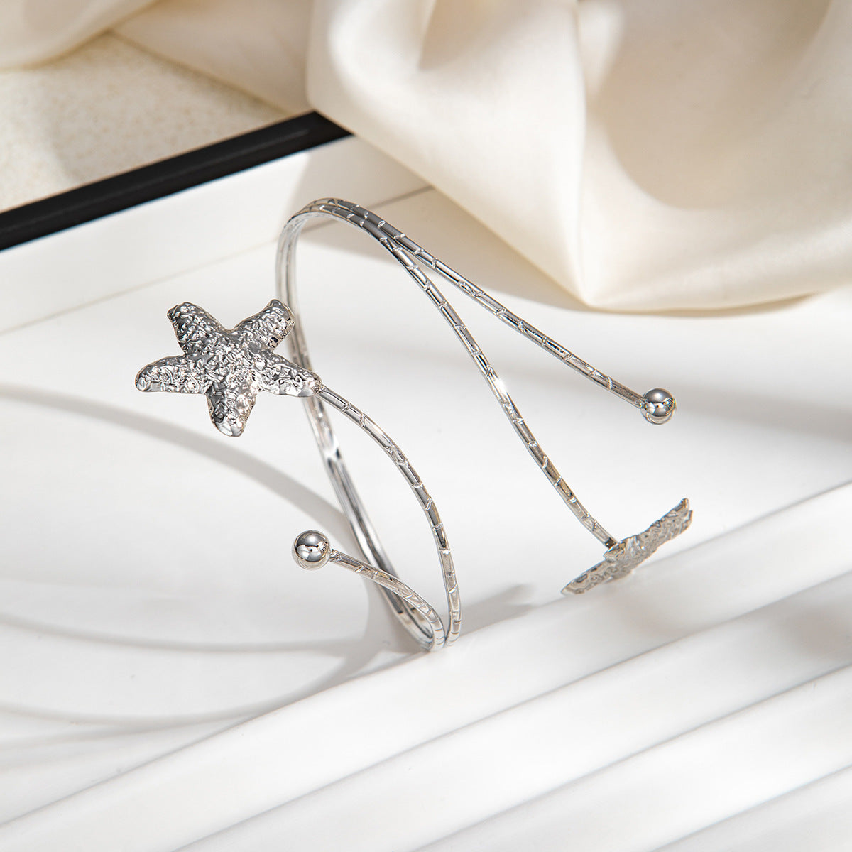 Gold & Silver Open Cuff Bracelet Collection