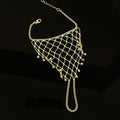 Gold Geometric Tassel Bracelet for Women