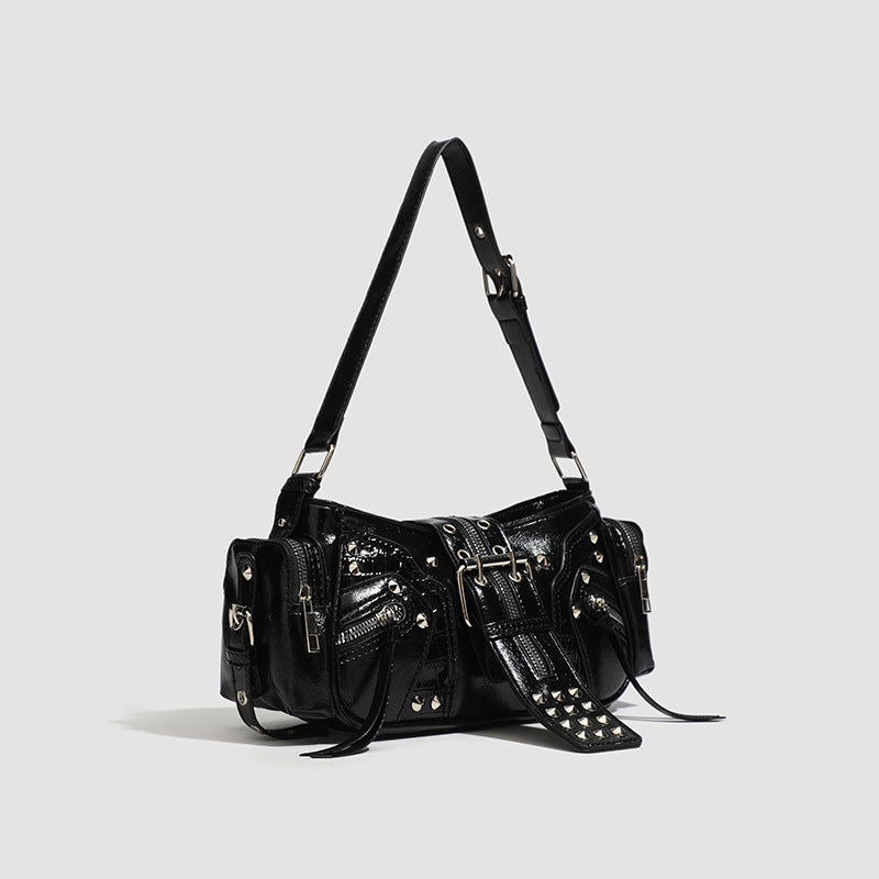 Retro Oil Wax Leather Handbag Shoulder Crossbody Bag
